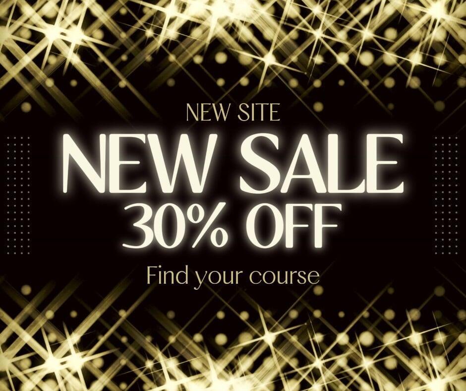 New Year, new sale - 20% off all courses